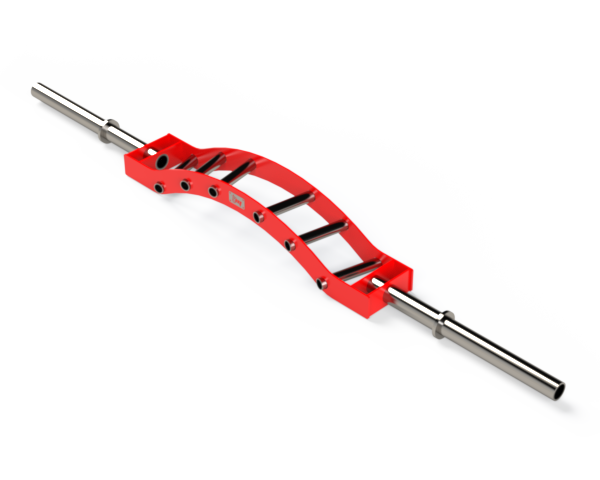 Cambered MAB Bar red 600